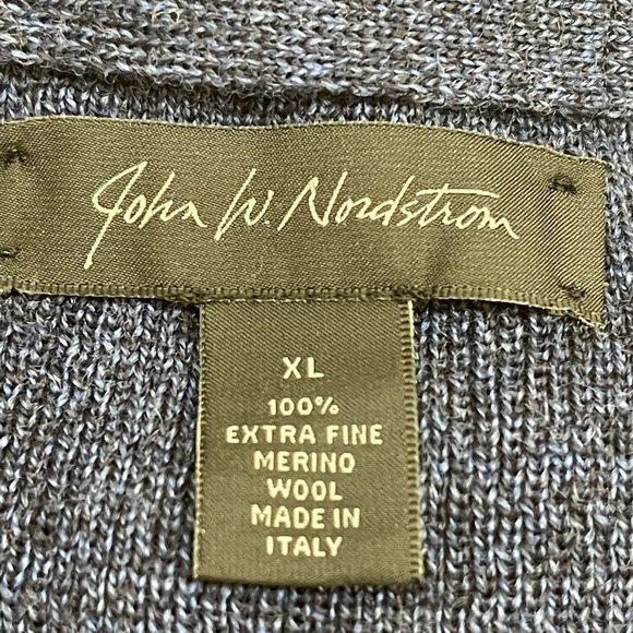 John W. Nordstrom Italian Merino Wool Sweater golf size XL - Picture 4 of 8